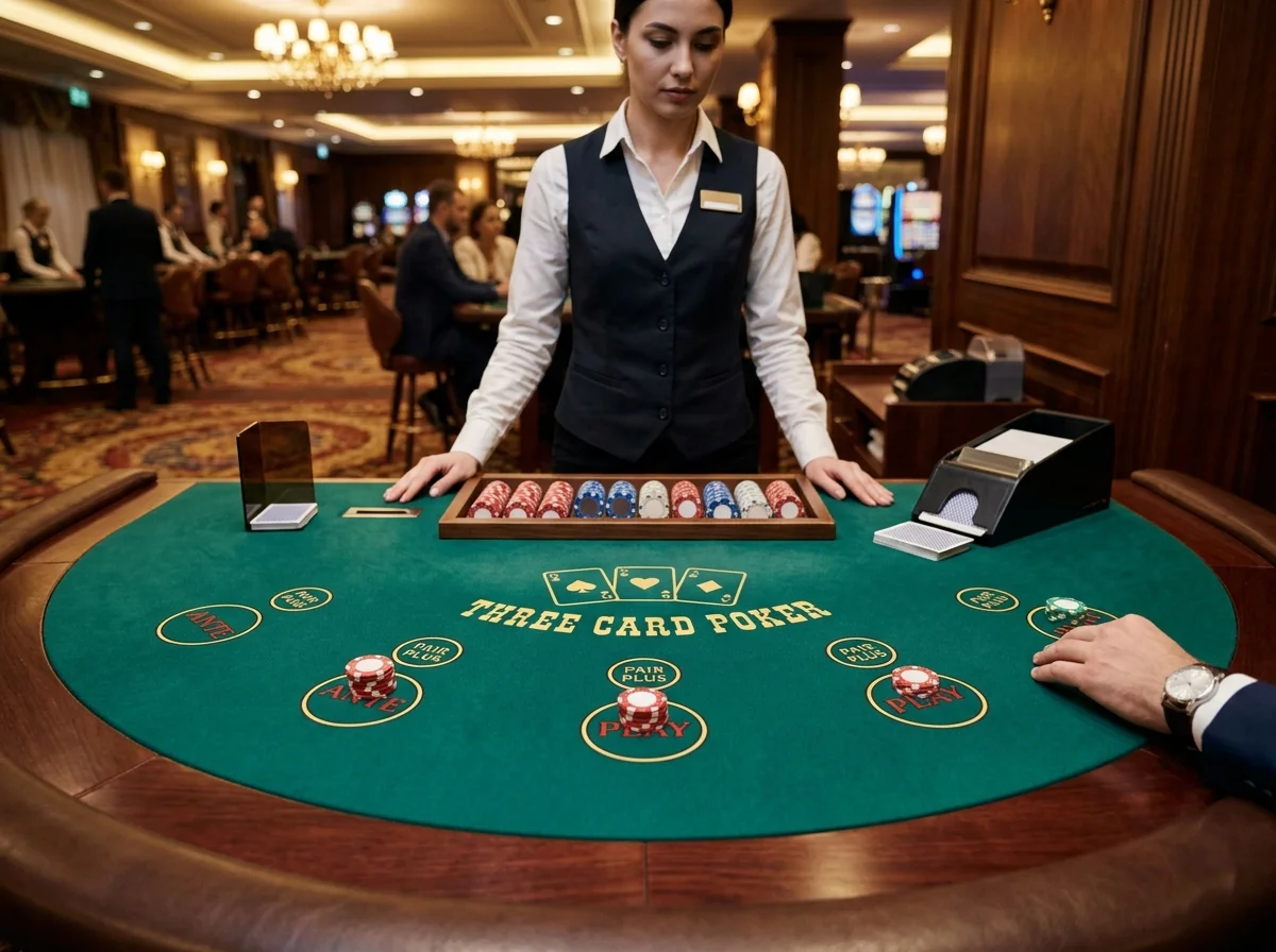 Three Card Poker at Hell Spin